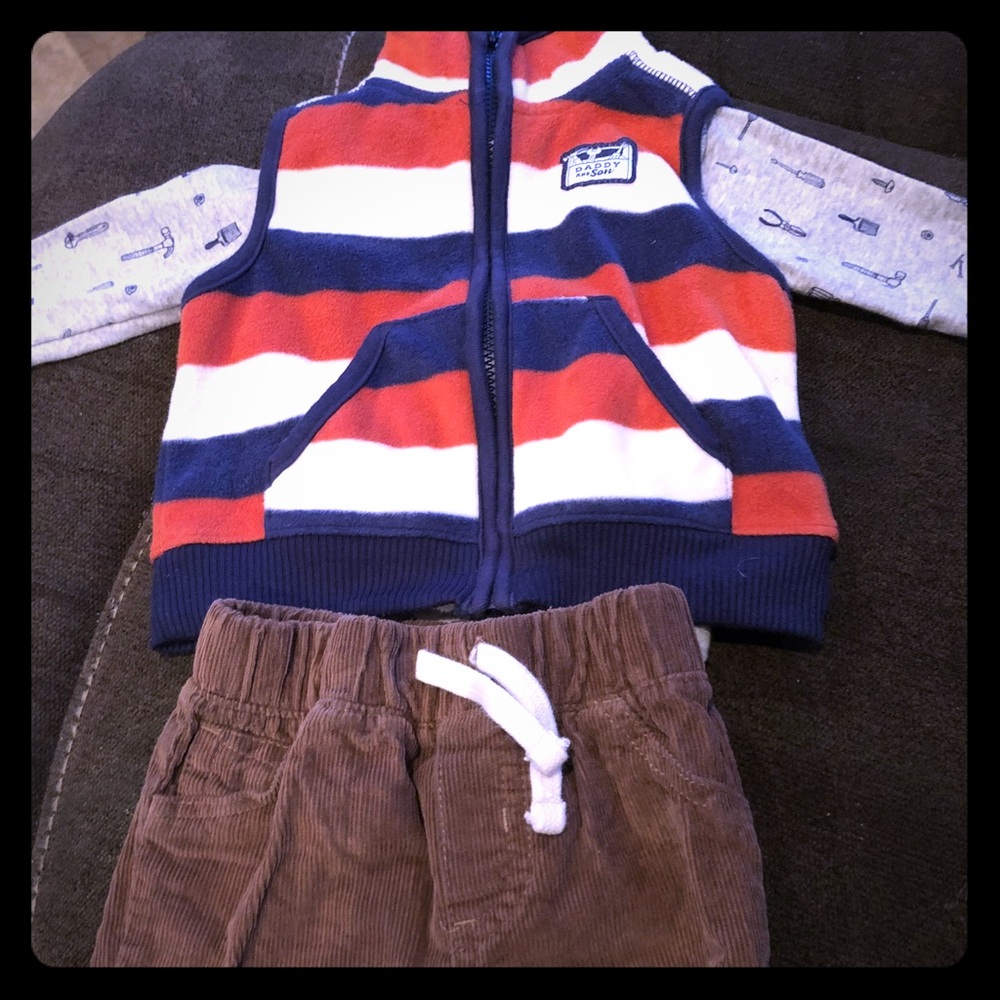 Carters Vest Outfit